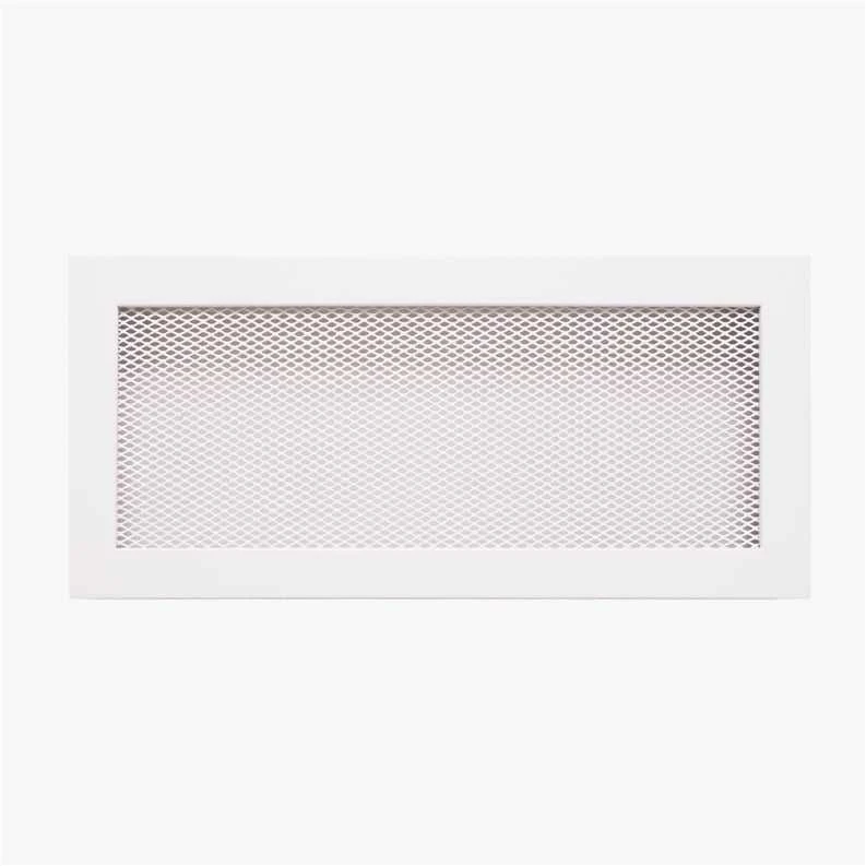 Kamīna režģis Hearth x 37 cm x 17 cm, tērauds, balta krās.