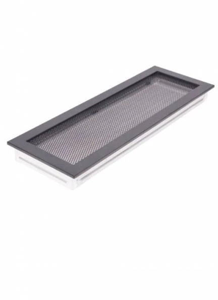 Židinio grotelės Hearth x 49 cm x 17 cm, plienas, sidabro sp./juoda sp.
