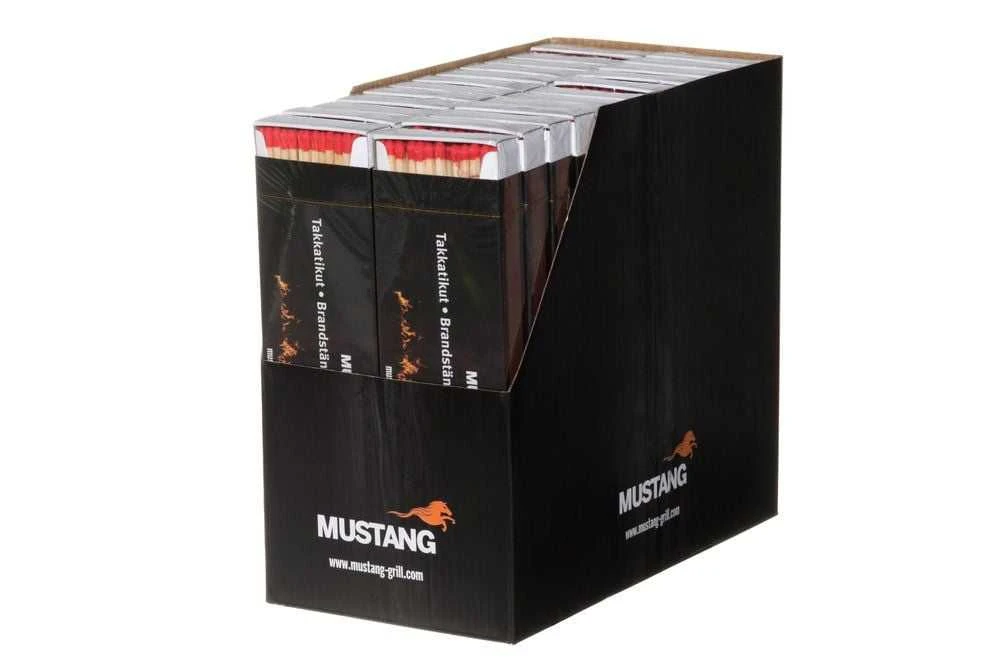 Degtukai židiniui, juoda sp. Mustang 10965, 20 cm, 45 vnt.