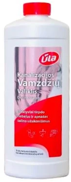 Kanalizacijos vamzdžių valiklis Ūla, skystas, 1l