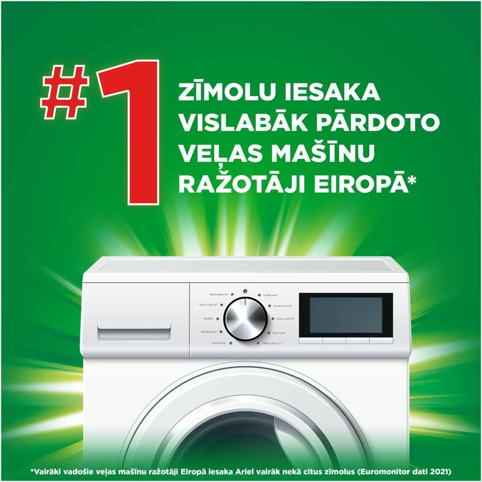 Skalbimo kapsulės Ariel Mountain Spring, 44vnt l
