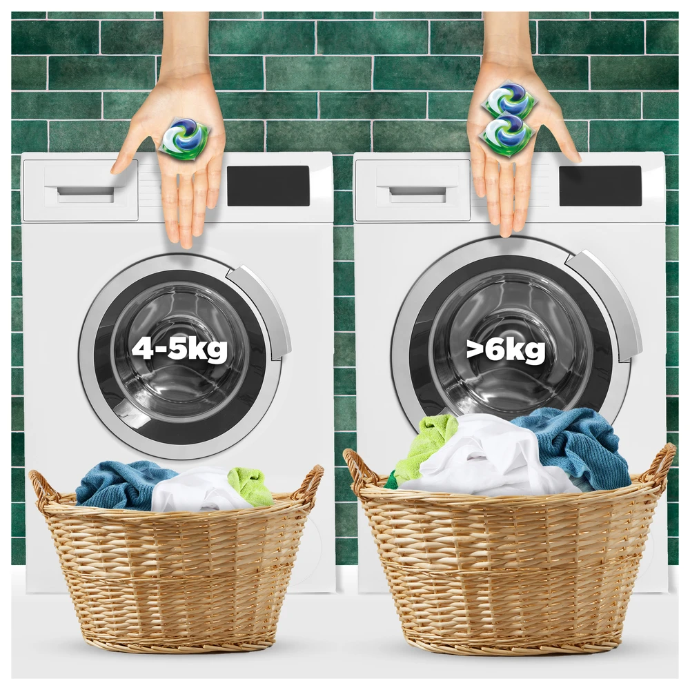 Ariel All-in-1 PODs +Touch of Fresh Air Lenor Skalbimo Kapsulės, 36 Skalb