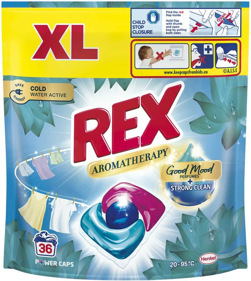 KAPSULĖS SKALB REXALMOND OIL Baltas 36VNT