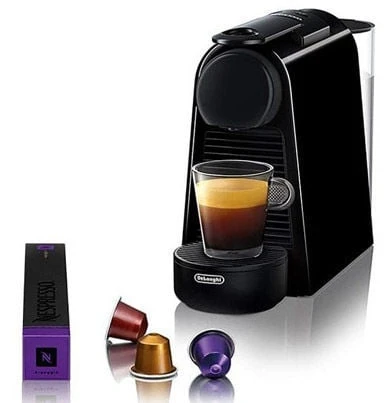 Kapsulinis kavos aparatas Nespresso Essenza Mini EN85.B, juoda sp.
