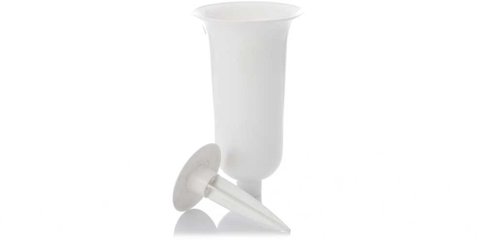 FORM PLASTIC Vazonas-vaza Dama 1 baltas