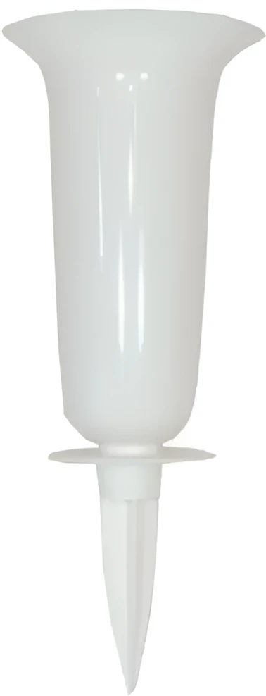 FORM PLASTIC Vazonas-vaza Dama 1 baltas