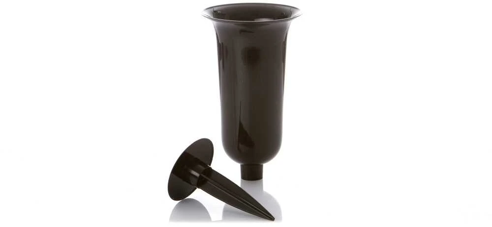 FORM PLASTIC Plastikinė įsmeigiamoji kapų vaza, Ø13 cm