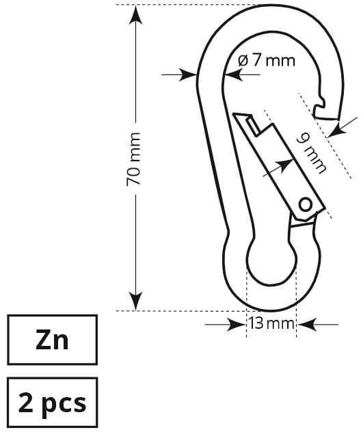 Haushalt MOUNTING SHOTGUN 7X70 MM ZN 2DD