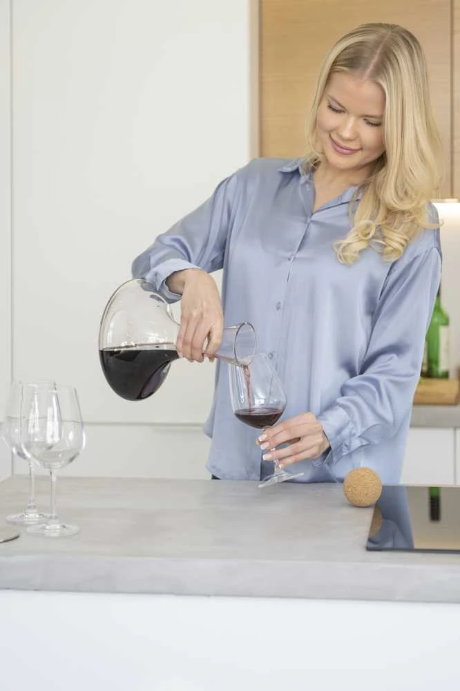 Maku Kitchen Life Vyno dekanteris, 1,1 l su kamštiniu dangčiu