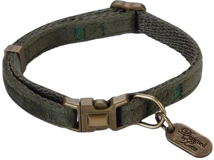 KARLIE CAT COLLAR VELURA Žalias 20-30X1