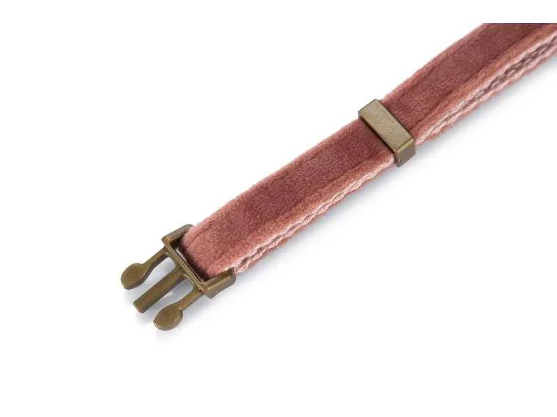KARLIE CAT COLLAR VELURA Rožinis 20-30X1