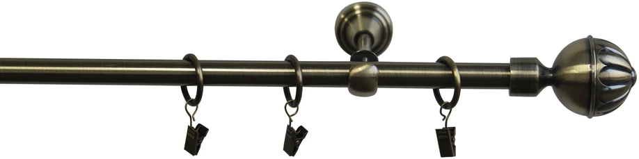 Karnizas Domoletti F511887, 300 cm, DIA 16 mm, antikinio aukso