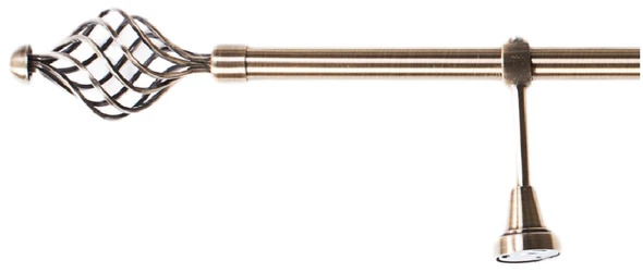 Domoletti SINGLE CURT RAIL SET. ANTIC B D19 300 CM
