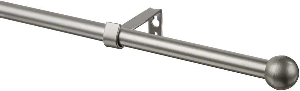 Domoletti CURTAIN ROD SET MAT CHROME 160MM D16