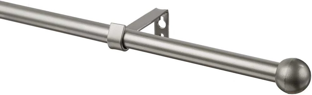 Domoletti CURTAIN ROD SET MAT CHROME 200MM D16