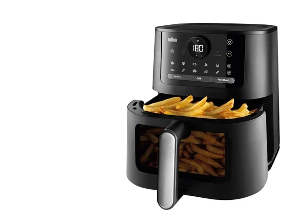 Karšto oro gruzdintuvė Braun HF5075 PFAS FREE. 2000W. 6 l