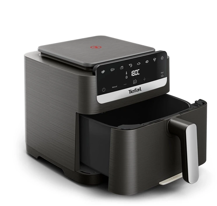 Gruzdintuvė Air fryer Tefal EY866HE1. Juoda, 2020 W. 7,5 l
