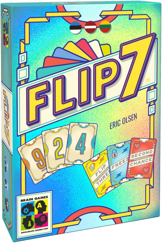 Brain_Games Kortų žaidimas – Brain Games Flip 7 BRGFLIP7, LT