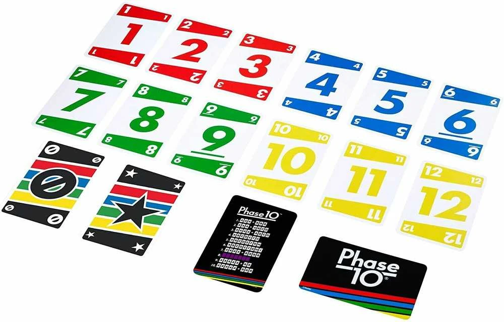 Mattel PHASE 10 - sutampančių kortų žaidimas