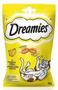 Skanėstai katėms Dreamies su sūriu, 60 g