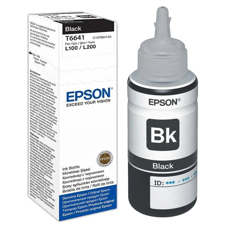 EPSON T6641 juodos spalvos rašalinė