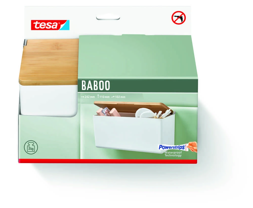 DĖŽ DUŠO PAKAB TESA BABOO 40522 M BALT