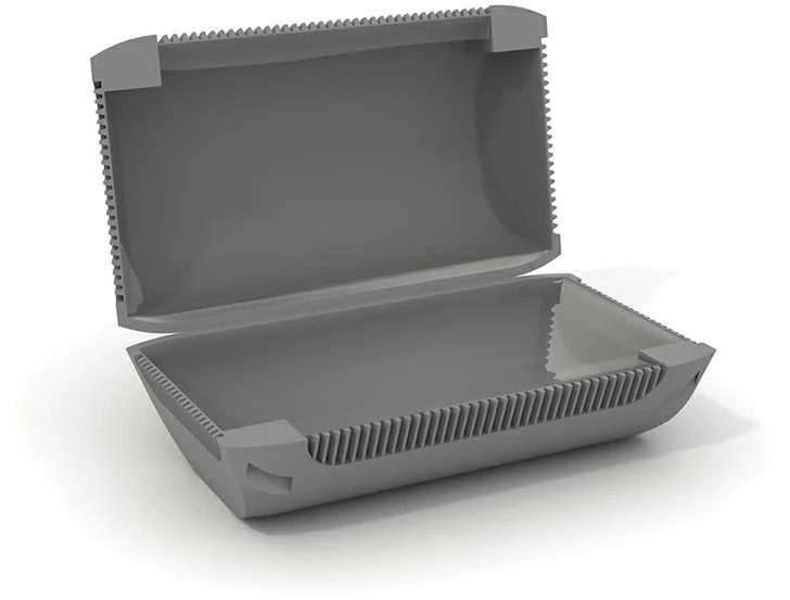 Dėžutė Etelec MINIBOX3 gel, 4-6 mm², pilka