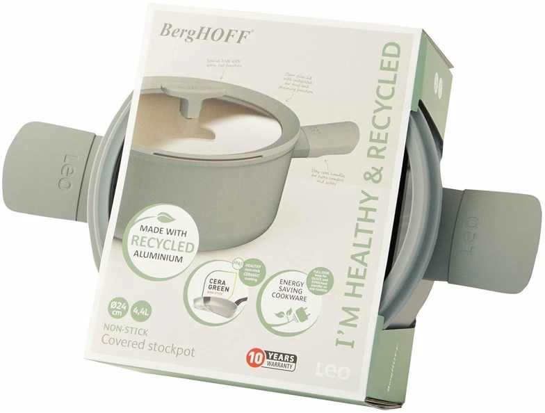 Puodas BergHOFF Balance Moonmist, 24 cm, 4.4 l