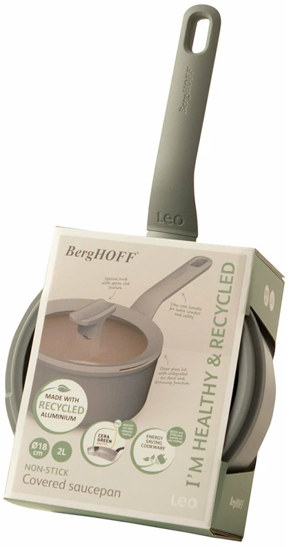 Puodas BergHOFF Leo Balance Moonmist, 18 cm, 2 l