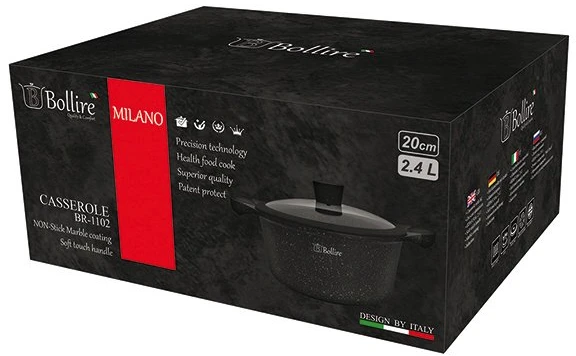 Puodas Bollire Milano BR-1102, 20 cm, 2.4 l