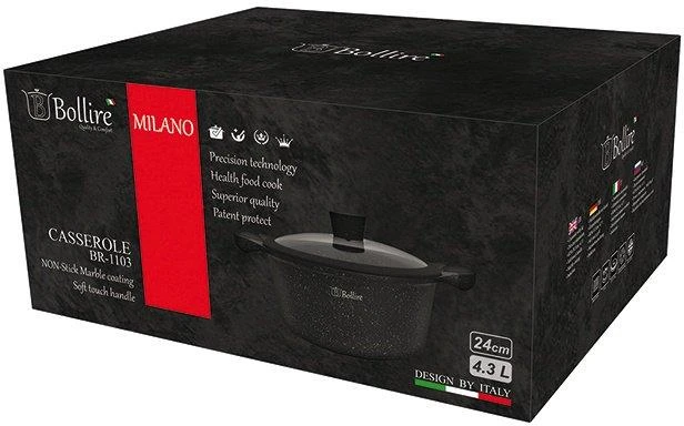 Puodas Bollire Milano BR-1102, 24 cm, 4,3 l