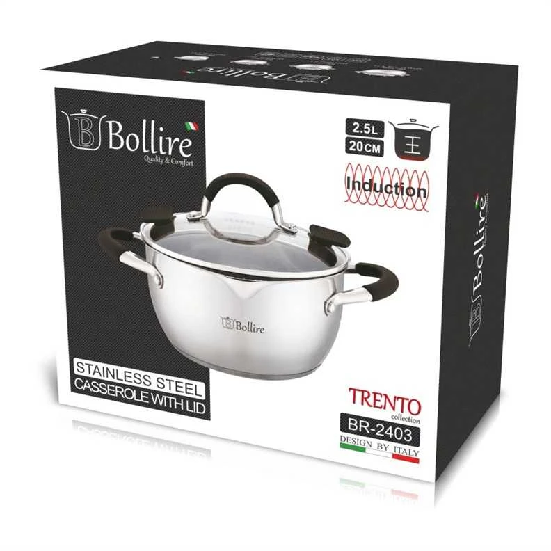 Bollire Puodas 20 cm, 2,5 l, Trento BR-2403