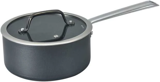 Puodas DOMOLETTI Juodas MODERN, 16 cm, 1,3 l