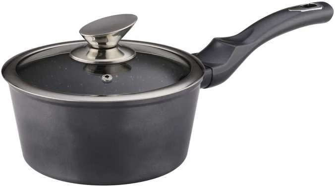 Puodas DOMOLETTI Pilkas METALLIC, 18 cm, 1,6 l