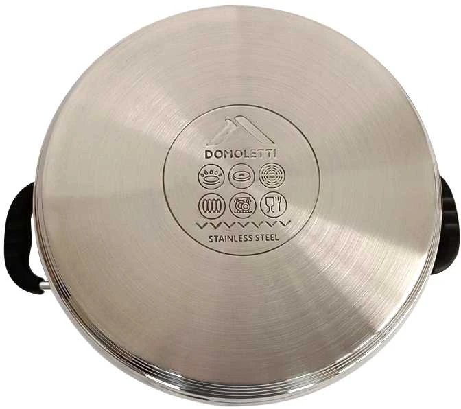 Domoletti 6PCS STAINLESS STEEL COOKWARE SET