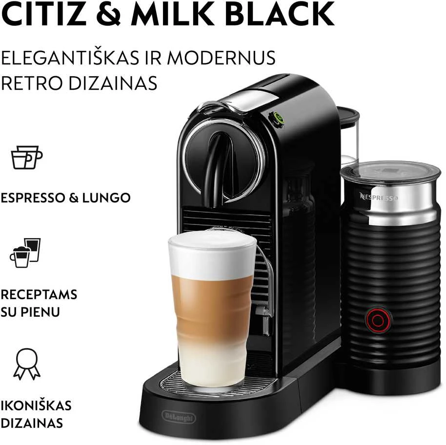 DELONGHI Nespresso EN267.BAE CITIZ kapsulinis kavos virimo aparatas