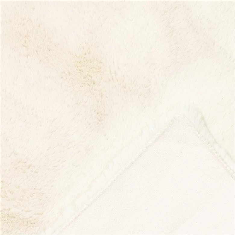 Domoletti FAKE RABBIT FUR 80X150CM RECTANGLE Baltas