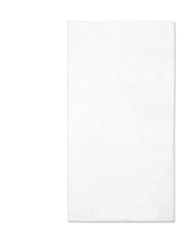 Domoletti FAKE RABBIT FUR 80X150CM RECTANGLE Baltas