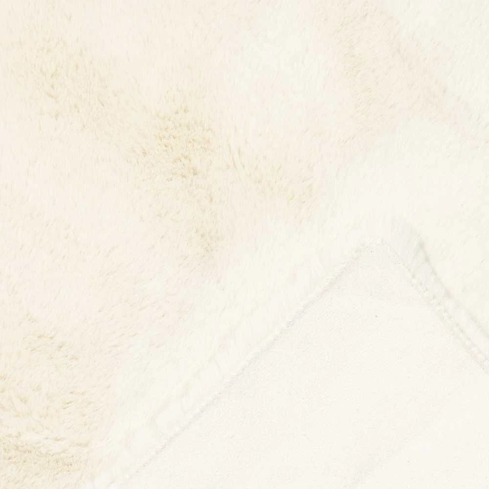 Domoletti FAKE RABBIT FUR 80X150CM RECTANGLE Baltas