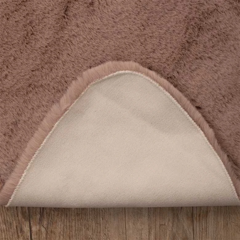 Domoletti FUR FAKE RABBIT 70X80CM Rožinis BUTTERFLY