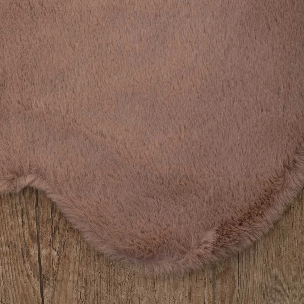 Domoletti FUR FAKE RABBIT 70X80CM Rožinis BUTTERFLY