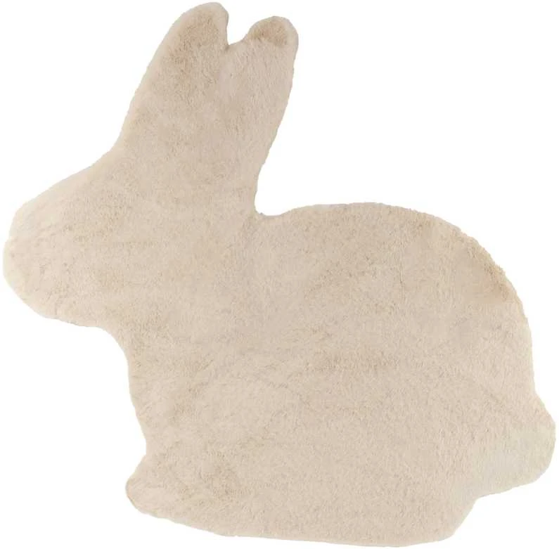 Domoletti FUR FAKE RABBIT 82X74CM Baltas RABBIT