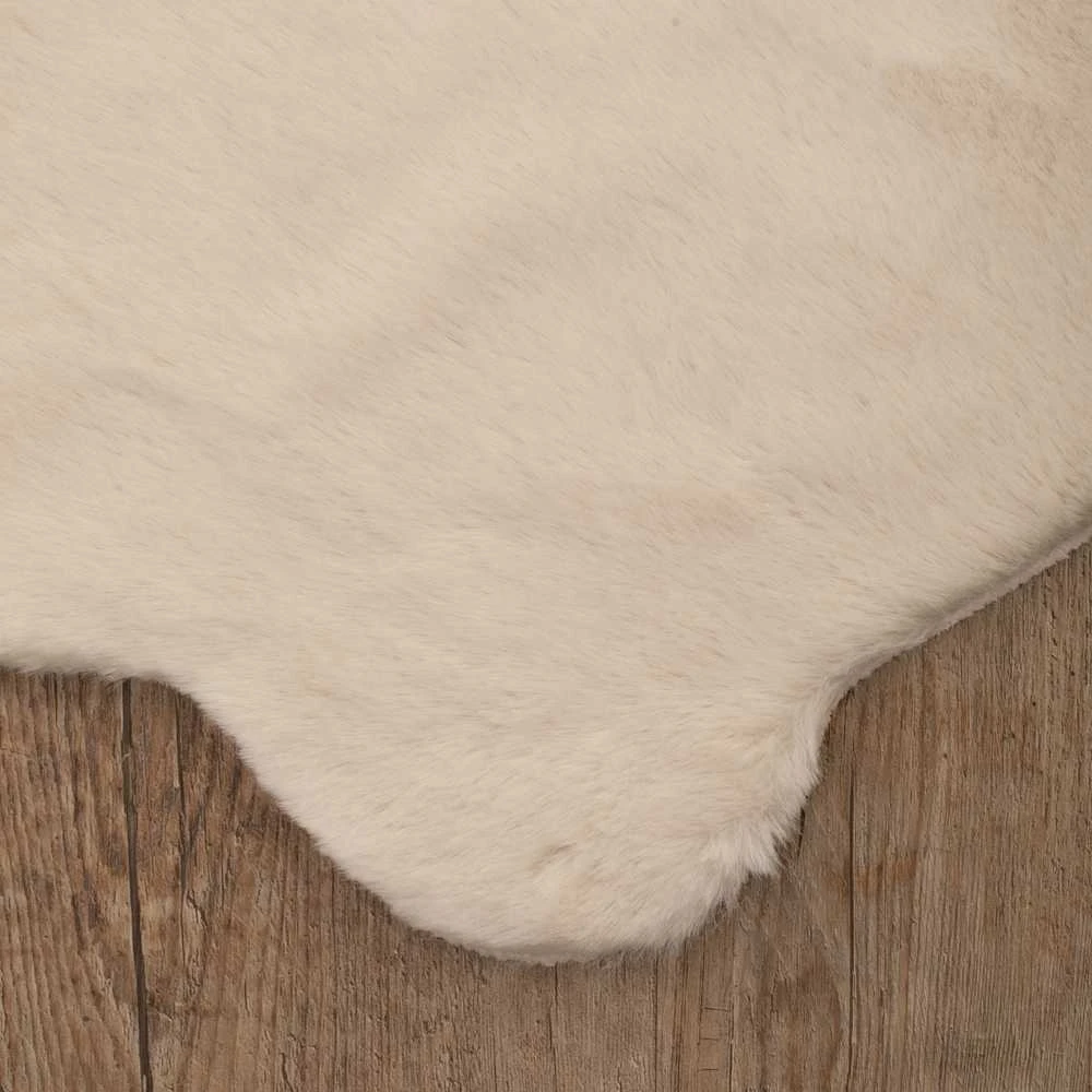 Domoletti FUR FAKE RABBIT 82X74CM Baltas RABBIT