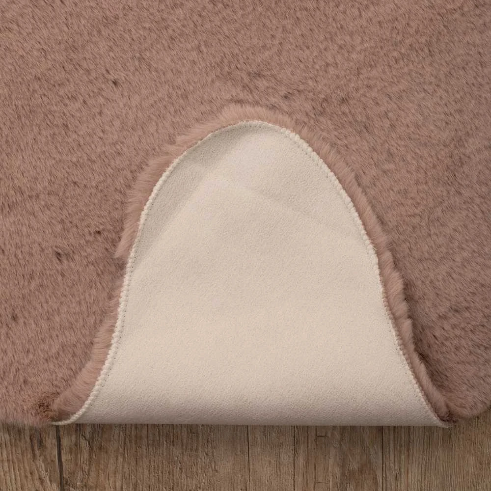 Domoletti FUR FAKE RABBIT 90X60CM Rožinis REGULAR