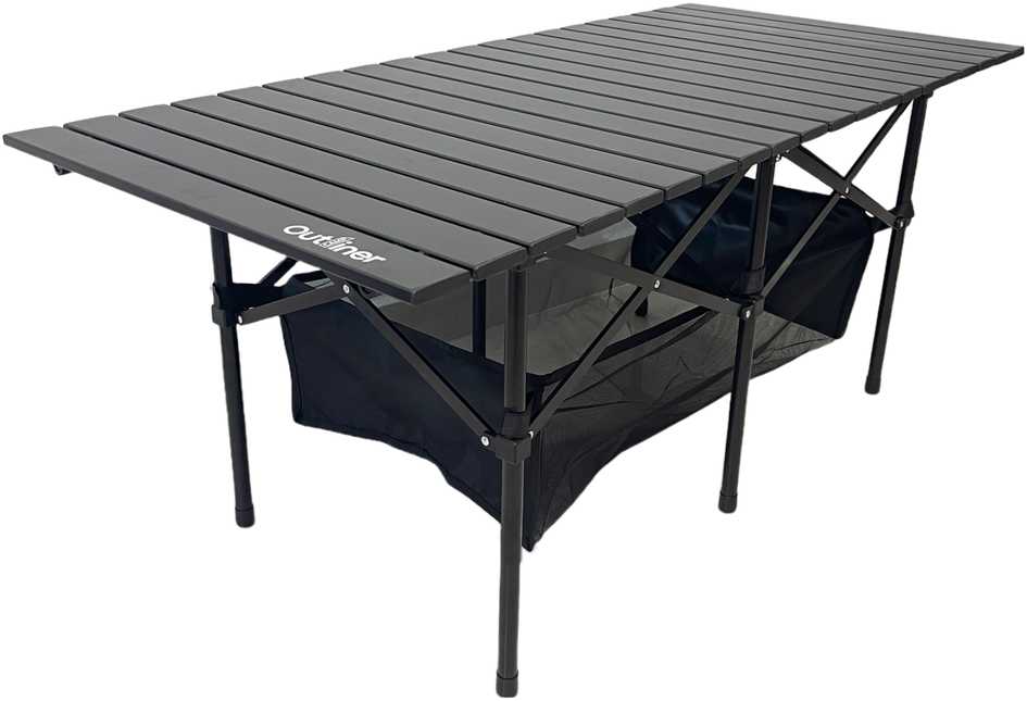 Sulankstomas turist stalas su daiktad Outliner 120x55x50cm