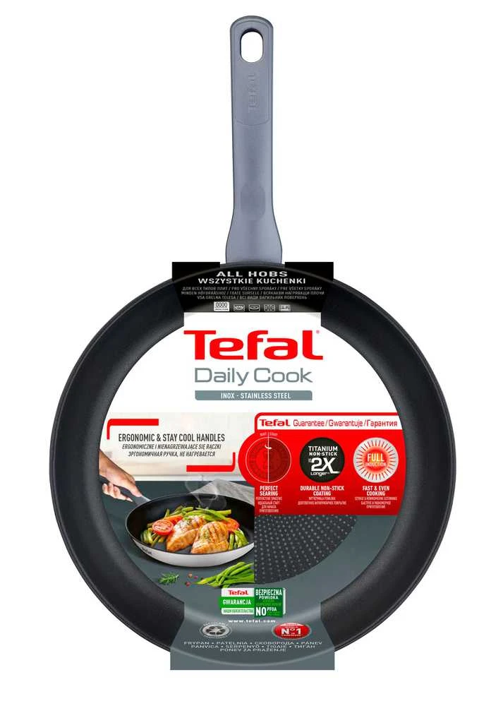 Keptuvė Tefal DAILY COOK 2100121261/G7300455, 24 cm, nerūdijančio plieno