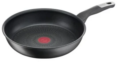 TEFAL | Pan | G2550572 Neribota | Kepimas | Skersmuo 26 cm | Tinka indukcinei kaitlentei | Fiksuota rankena | Juodas - Noir
