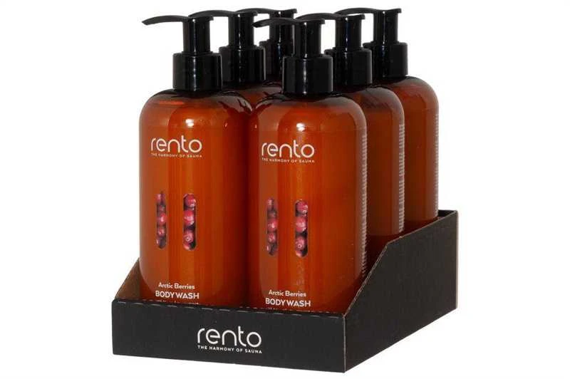 Ķermeņa ādu attīrošs līdzeklis Rento Arctic Berries, 400 ml