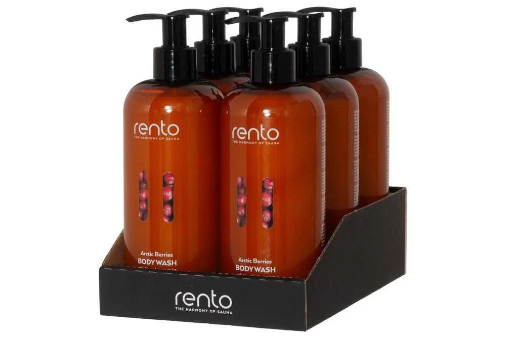 Ķermeņa ādu attīrošs līdzeklis Rento Arctic Berries, 400 ml