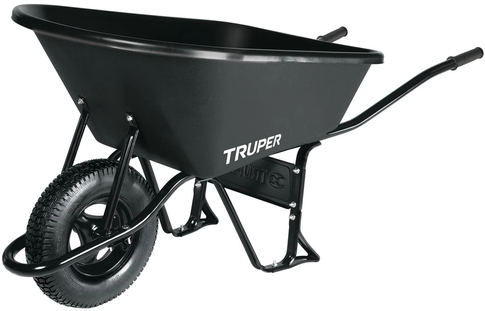 Ķerra Truper 11777, melna krās., 120 l